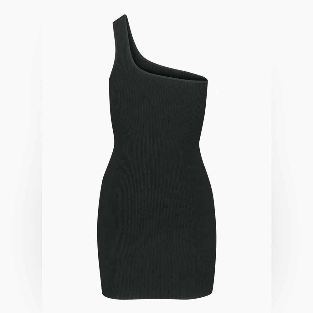[S]Babaton Sculpt Knit One-shoulder Dress - Picture 2 of 10